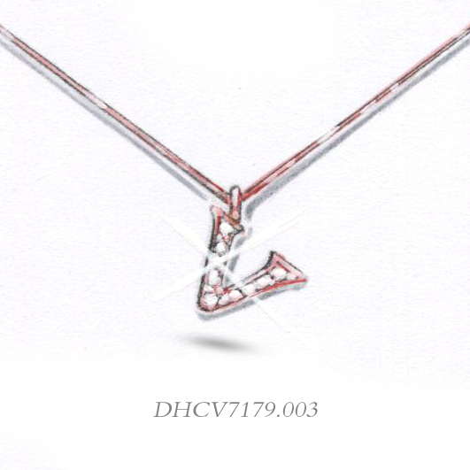 Iniziale DonnaOro Diamanti DHCV7178.003