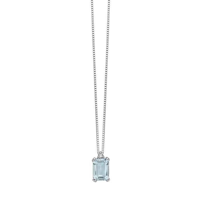 Collana DonnaOro Acquamarina-Diamanti DHPA7181.002