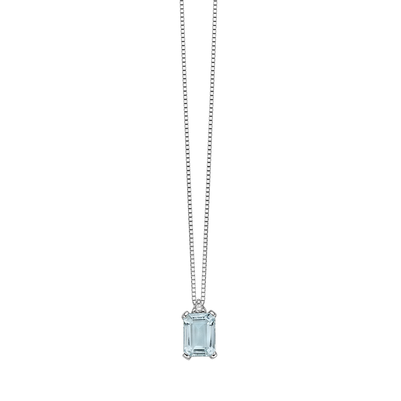 Collana DonnaOro Acquamarina-Diamanti DHPA7181.002