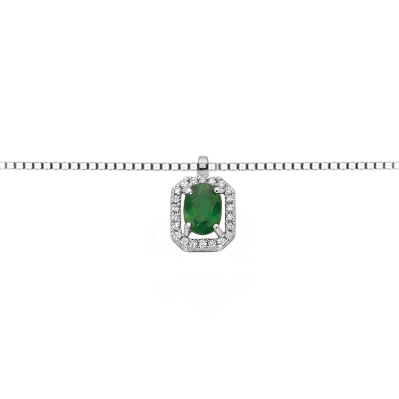 Pendente DonnaOro Diamanti-Smeraldo DHPE9398.007