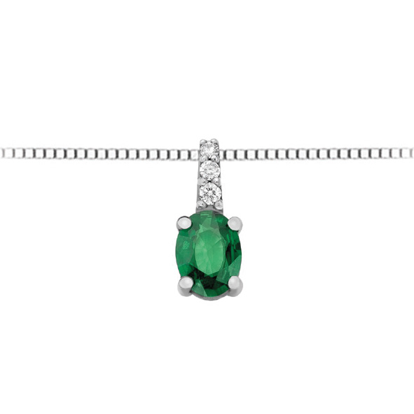 Pendente DonnaOro Diamanti-Smeraldo DHPE9735.005