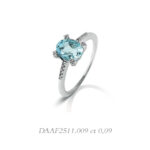 Anello DonnaOro Acquamarina-Diamanti DAAF2511.009