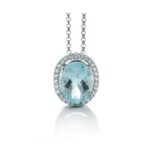 Collana DonnaOro Acquamarina-Diamanti DAPF1372.014