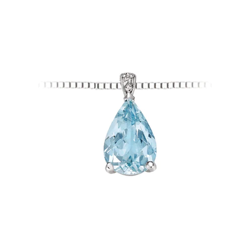 Collana DonnaOro Acquamarina-Diamanti LPA10143.001