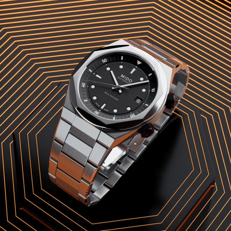 MIDO Multifort 8 Two Crowns M047.507.11.051.00 - immagine 2